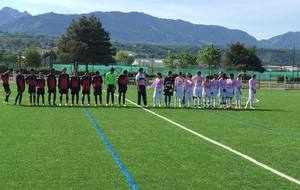 La 1 y est presque ! les U15 A se noient à Evian...