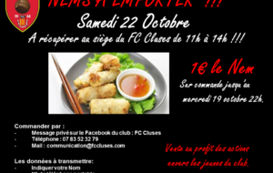 VENTE DE NEMS A EMPORTER