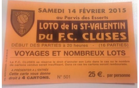 Où acheter les cartes du Loto de la St Valentin 