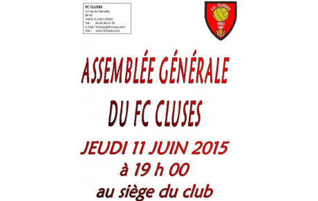 Assemblée Générale le 11/06