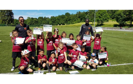 FC CLUSES &quot;Les ptits loups U7&quot; au tournoi de Ballaison